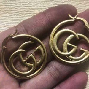 Gucci gold earrings